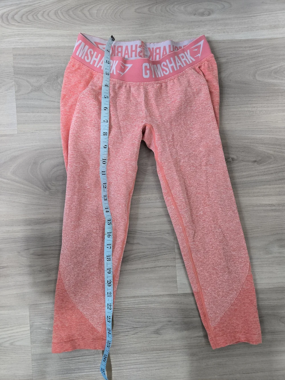 Gymshark Pink Coral Seamless Leggings